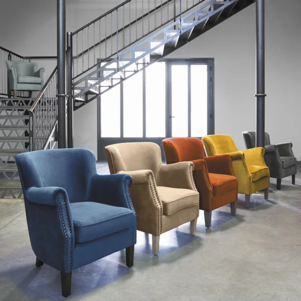 Claude Armchair - Available in Eight Colours - Image 2