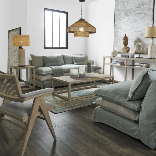 Timeless Elegant Linen Seat High Armchair - Available in Two Colours - Image 3