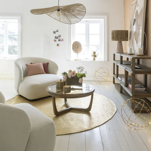 Lisette Large Loop Armchair - Available in Two Textures - Image 3