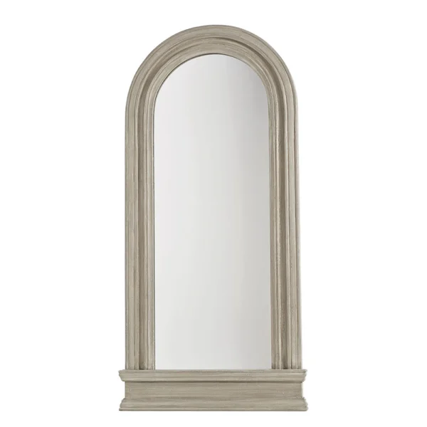Neoclassical Hand-Patinated Wood Mirror