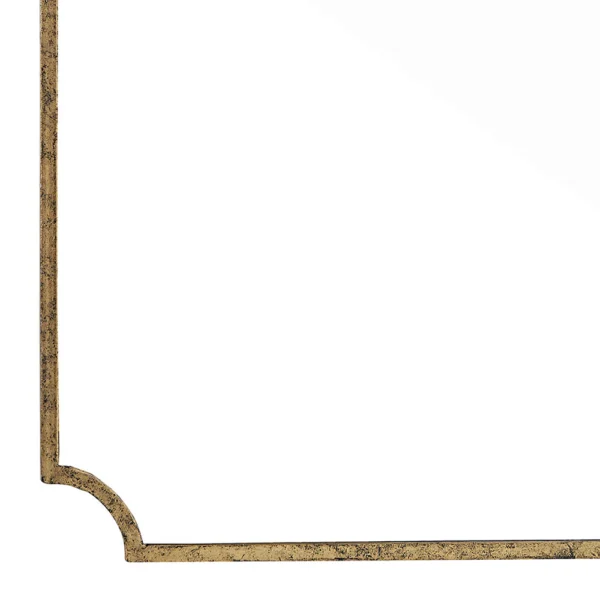 Mar Aged Gold Metal Mirror - Image 2