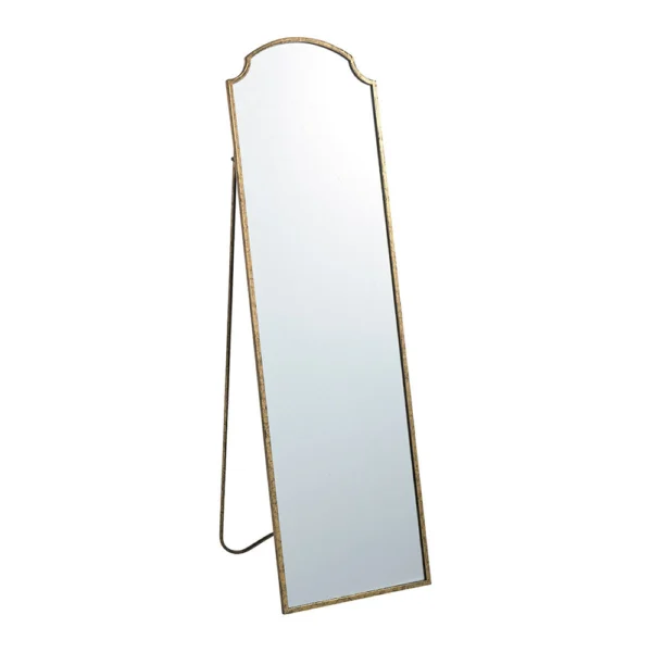 Refined Elegant Aged Metallic Gold Mirror