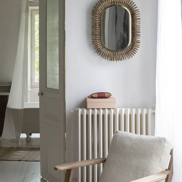 Adorned Mirror in Rattan and Metal - Available in Two Sizes - Image 5