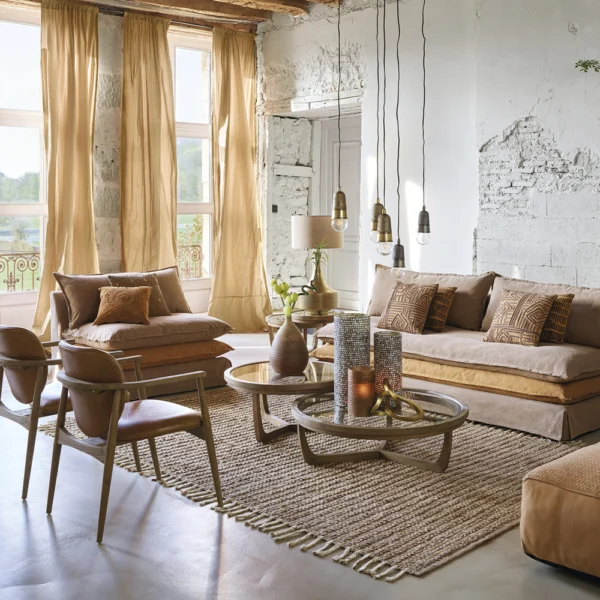 Elegant Natural Coffee Table - Available in Two Sizes - Image 6