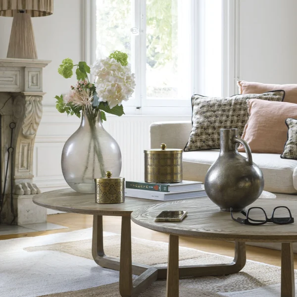 Rustic Round Coffee Table - Available in Two Sizes - Image 3