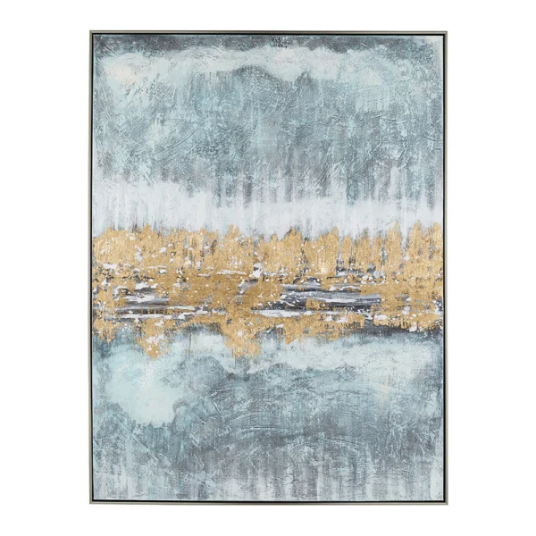 Harmonic Vibrant Storm Abstract Painting