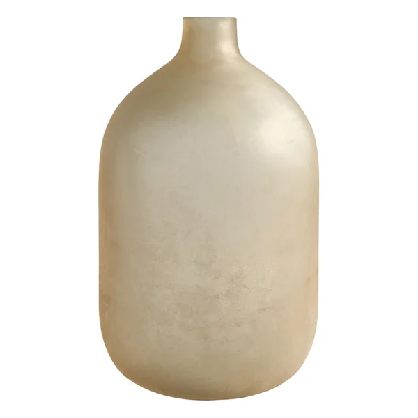 Frosted Pink Glass Demijohn Vase - Available in Two Sizes - Image 2