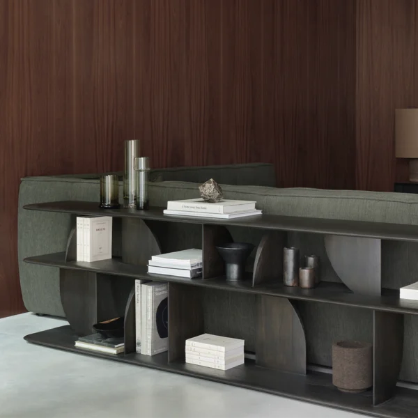 Stunning Oak and Teak Wood Console - Available in Two Materials - Image 4