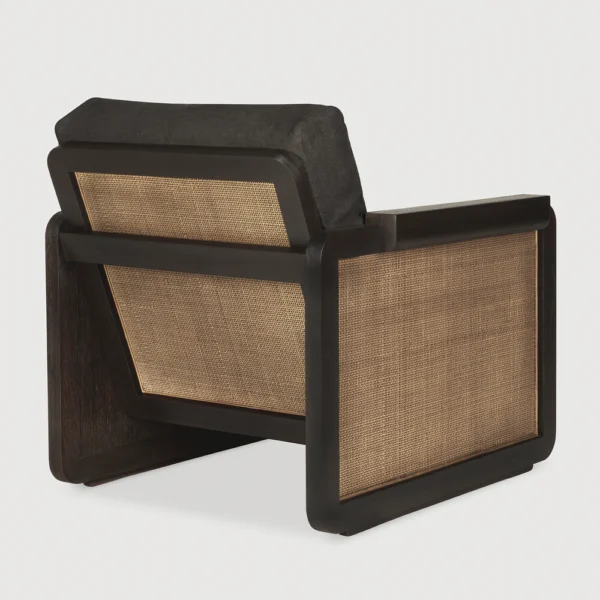 Timeless Dark Brown Teak Lounge Chair - Image 10
