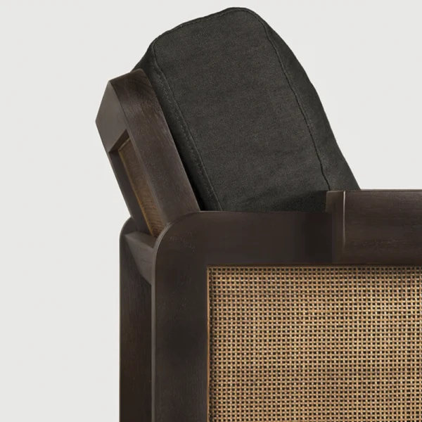 Timeless Dark Brown Teak Lounge Chair - Image 9