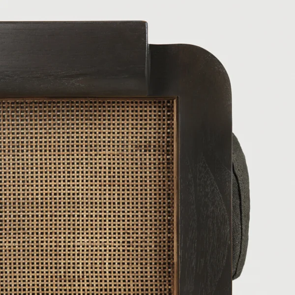 Timeless Dark Brown Teak Lounge Chair - Image 8