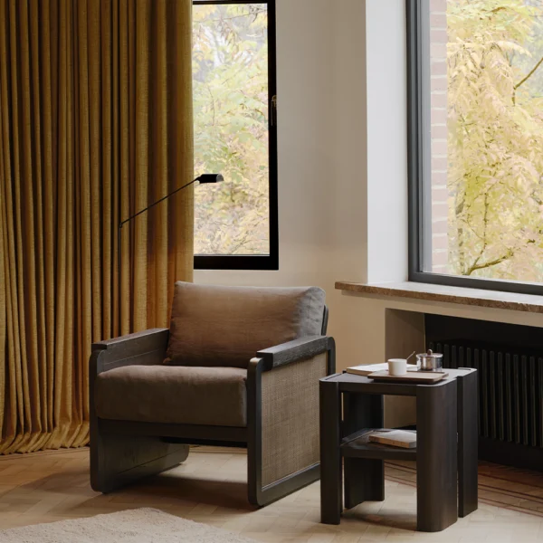 Timeless Dark Brown Teak Lounge Chair - Image 11
