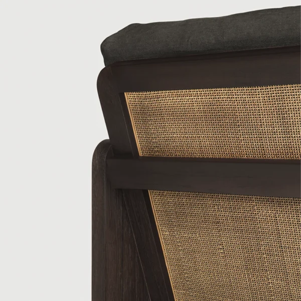 Timeless Dark Brown Teak Lounge Chair - Image 5