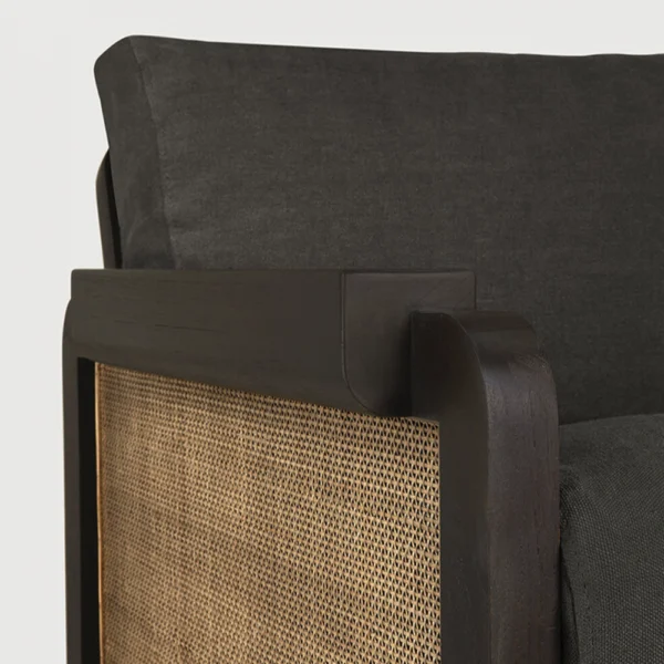 Timeless Dark Brown Teak Lounge Chair - Image 3