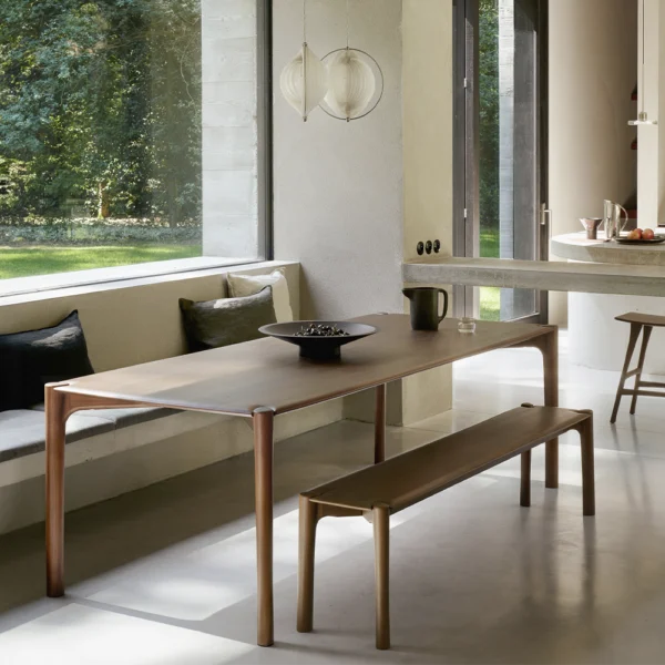 Rustic Solid Oak Bench - Available in Two Materials and Sizes - Image 4