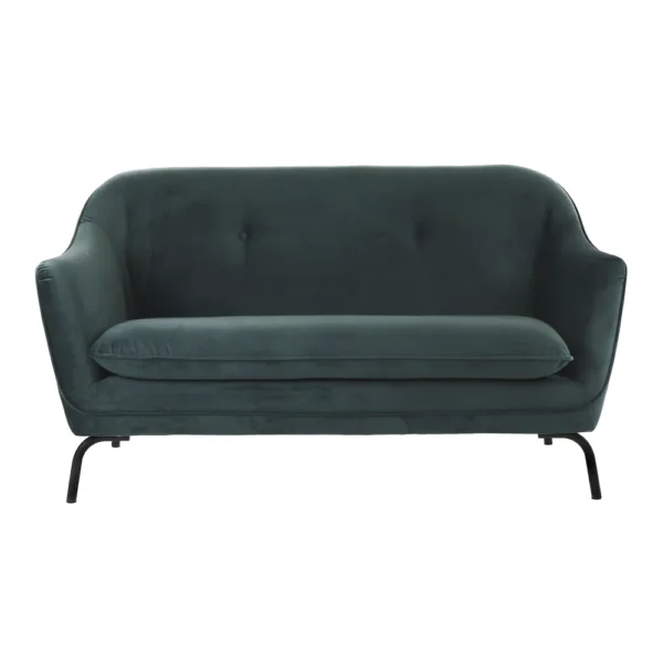 Lusso Velvet 2 Seater Sofa - Available in Two Colours