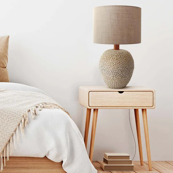 Table Lamp Ceramic Grannus Grey - Image 2