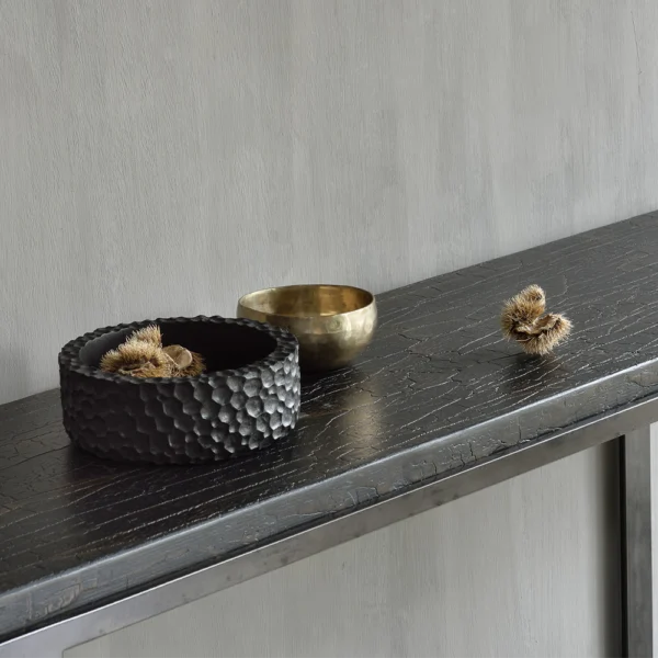 Refined Umber Textured Console Table - Available in Two Sizes - Image 7