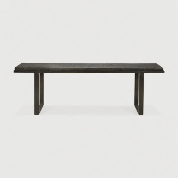 Refined Umber Textured Console Table - Available in Two Sizes