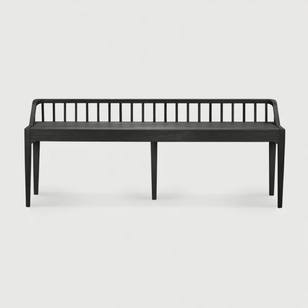 Rustic Reclaimed Teak and Oak Wood Bench - Available in Three Materials - Image 2