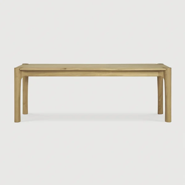 Rustic Solid Oak Bench - Available in Two Materials and Sizes