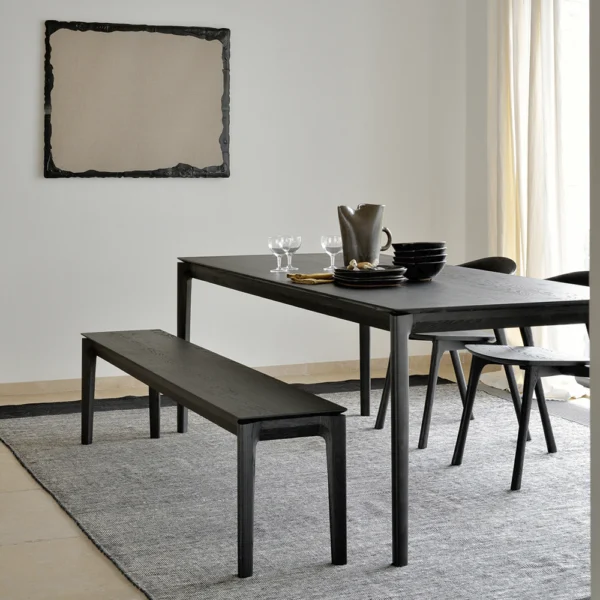 Timeless Styled Solid Teak Wood and Oak Bench - Available in different options - Image 3