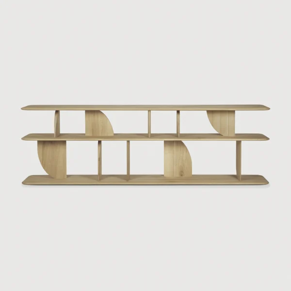 Stunning Oak and Teak Wood Console - Available in Two Materials
