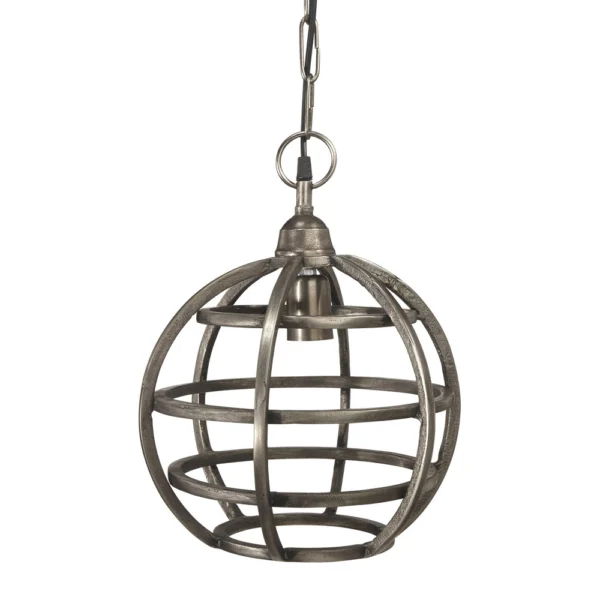 Round Brass Iron Ceiling Lamp - Available in Two Sizes