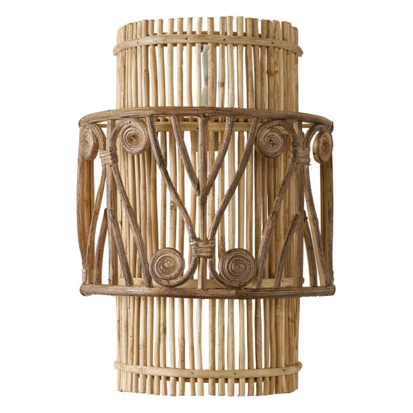 Timeless Natural Rattan Non-Electrified Wall Light