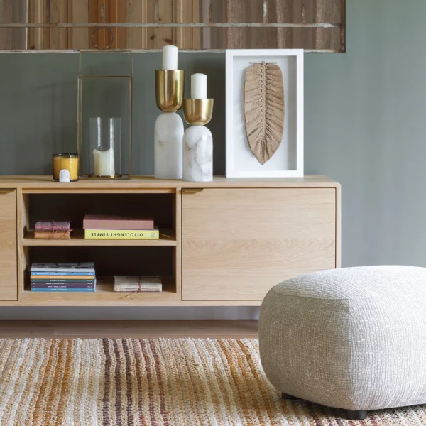 Contemporary with Birch Legs Pouffe - Available in Five Colours - Image 8