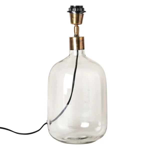 Transparent Contemporary Glass Lamp Base
