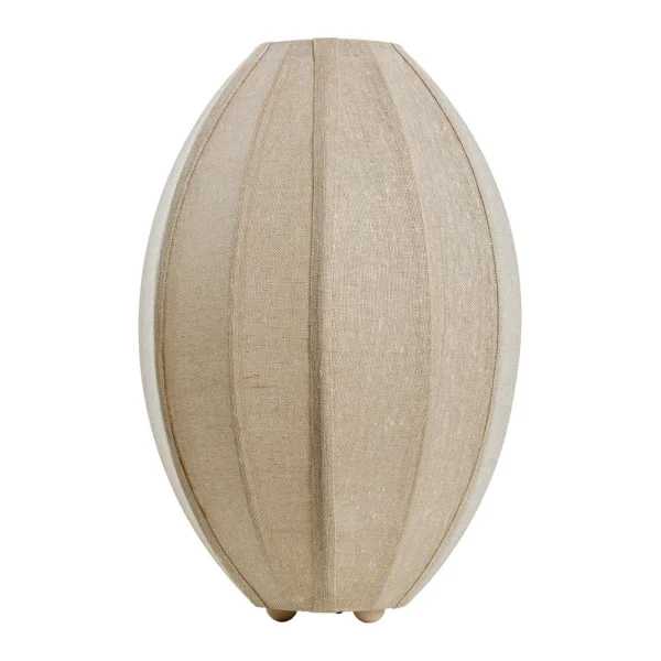 Japandi Burlap Cream Table Lamp