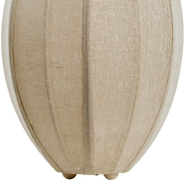 Japandi Burlap Cream Table Lamp - Image 2