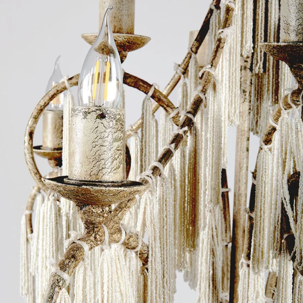 Majestic Pearl Tassels Pendant Light - Image 3