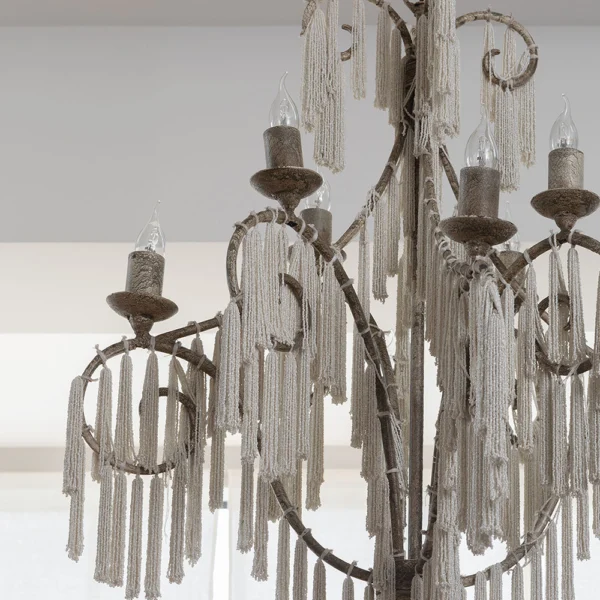 Majestic Pearl Tassels Pendant Light - Image 5