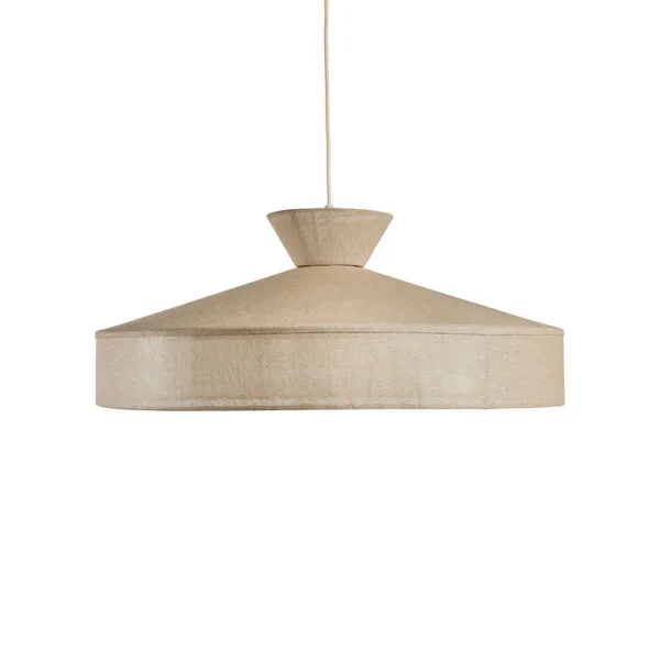 Refined Jute Canvas Pendant Light - Available in Two Sizes