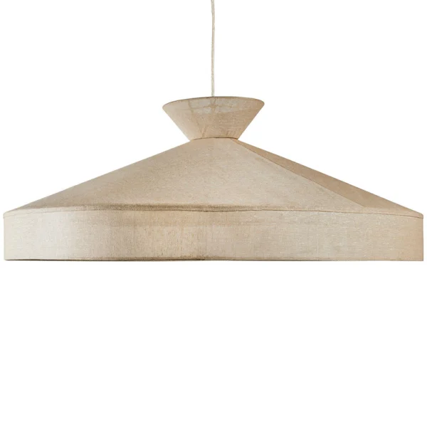 Refined Jute Canvas Pendant Light - Available in Two Sizes - Image 2
