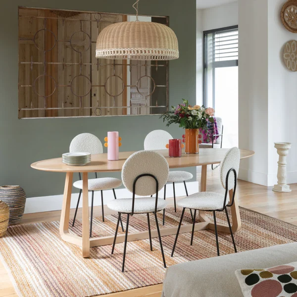 Rustic Natural Rattan Pendant Light - Available in Three Sizes - Image 6