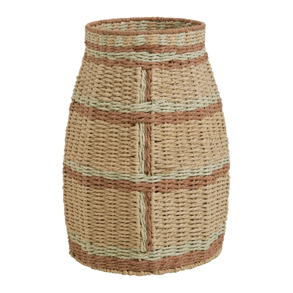 Rustic Paper Rope Decorative Vase - Image 2