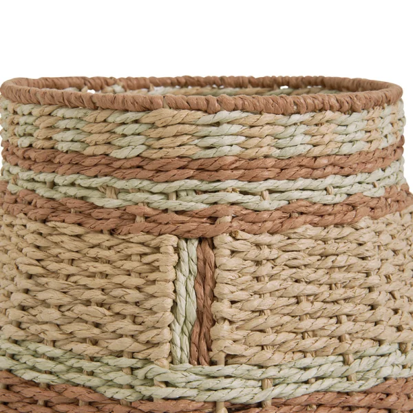 Rustic Paper Rope Decorative Vase - Image 3