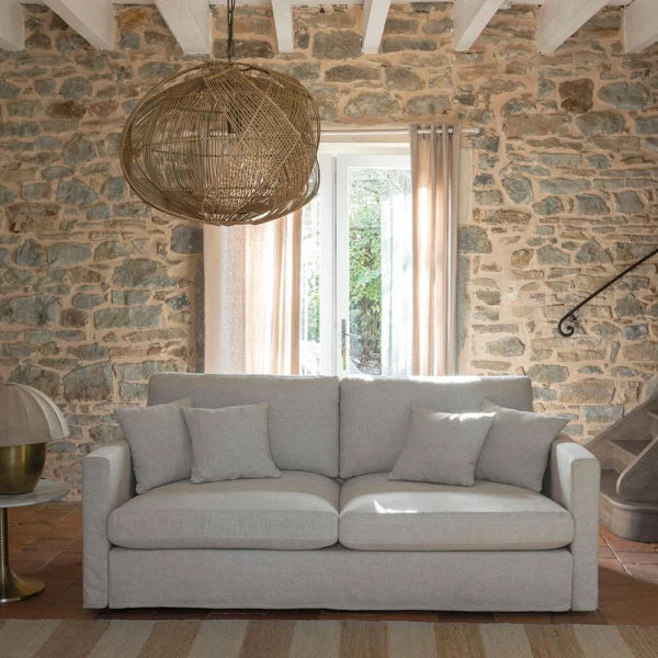 Rustic Woven Natural Rattan Pendant Light - Image 5