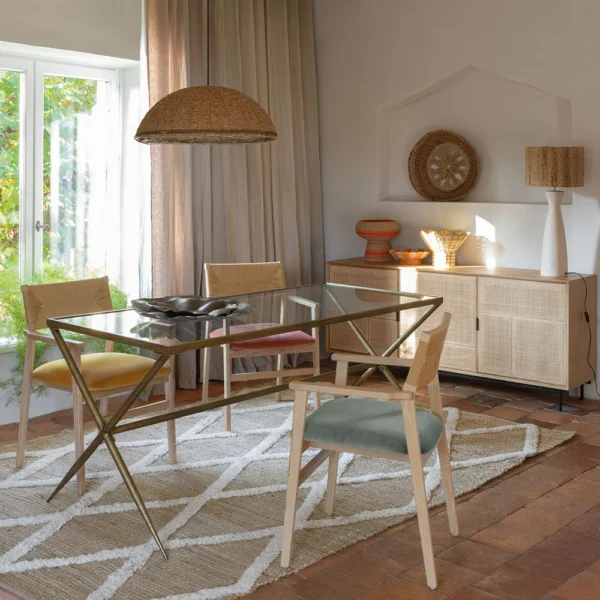 Wooden Bead Pendant Light - Available in Two Sizes - Image 4
