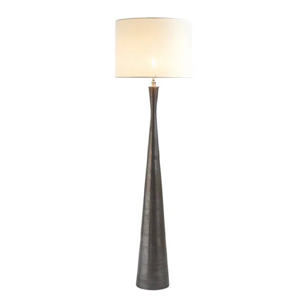 Timeless Metallic Antique Style Floor Lamp - Image 3