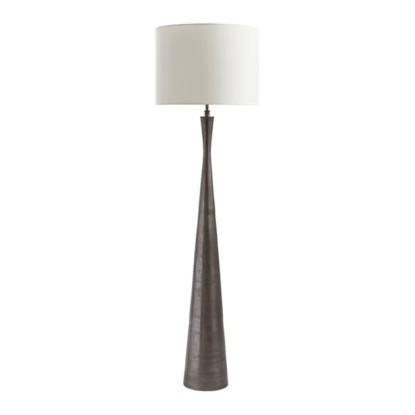 Timeless Metallic Antique Style Floor Lamp - Image 2