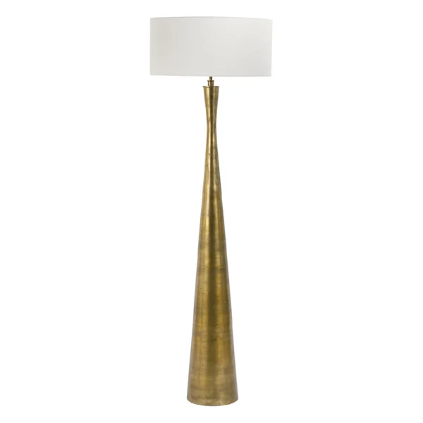 Antique Brass Finish Floor Lamp Base - Image 2
