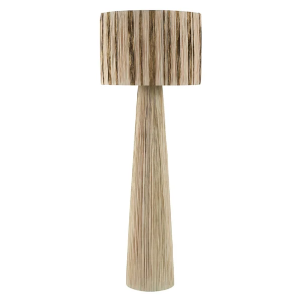 Sophisticated Raffia Floor Lamp