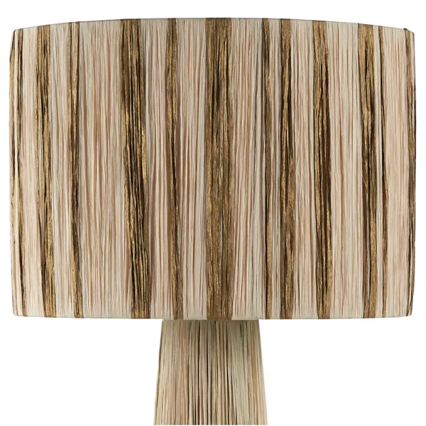 Sophisticated Raffia Floor Lamp - Image 2