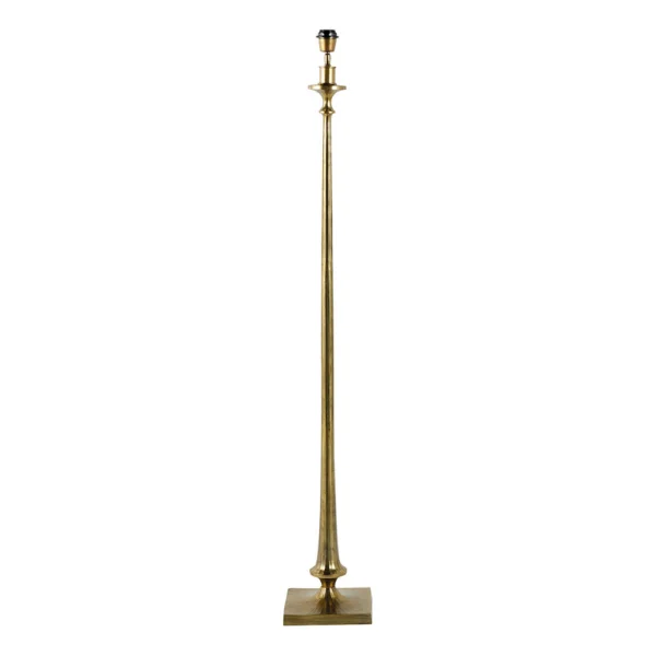 Refined Gold Metal Floor Lamp Base