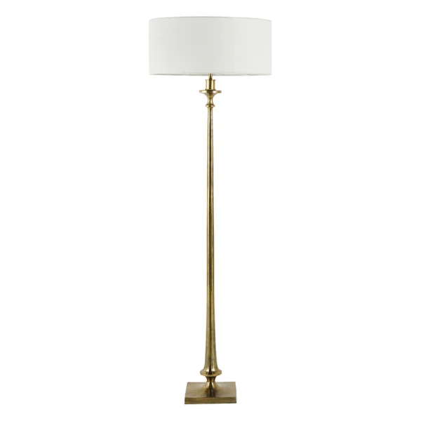 Refined Gold Metal Floor Lamp Base - Image 2