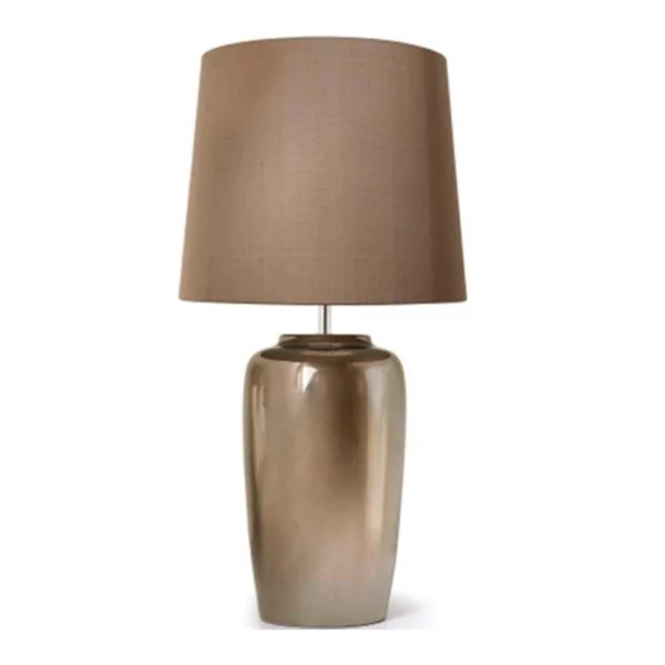 Table Lamp Glazed Ceram Garnet